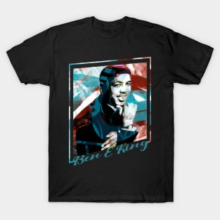 Ben E King-Abstract Expressionist Potrait T-Shirt